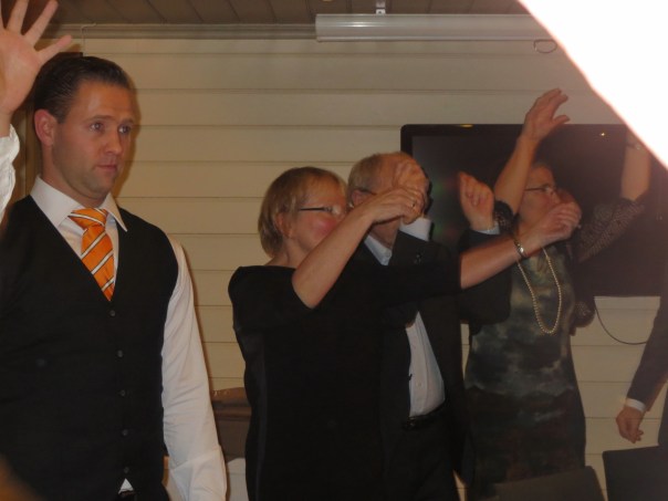 Per Egil showing off his moves.