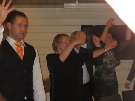 Per Egil showing off his moves.